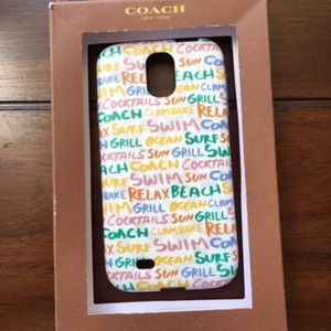 COACH Samsung Galaxy S4  Rubber Case